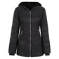 ❄️LAST DAY PROMOTION - 50%OFF 💖 Women's Hooded Mid-Length Winter Coat with Plush Lining