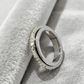 【📍Exquisite Collection📍】Titanium Steel Rotatable Spinner Ring with Zirconia