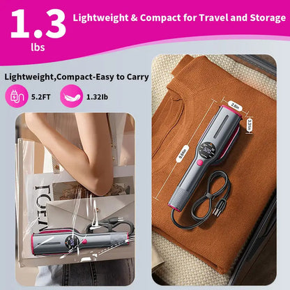 📢📢Big Sale Now On!⏰Handheld Steam Iron for Clothes – Quick Heat, Powerful Steam, Wrinkle-Free Anywhere ✨