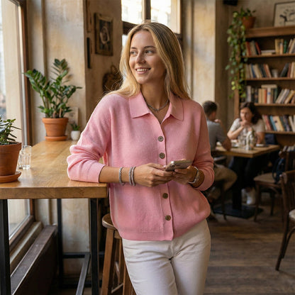 ⌛️Limited-Time Offer👚Women’s Casual Knit Button-Down Top