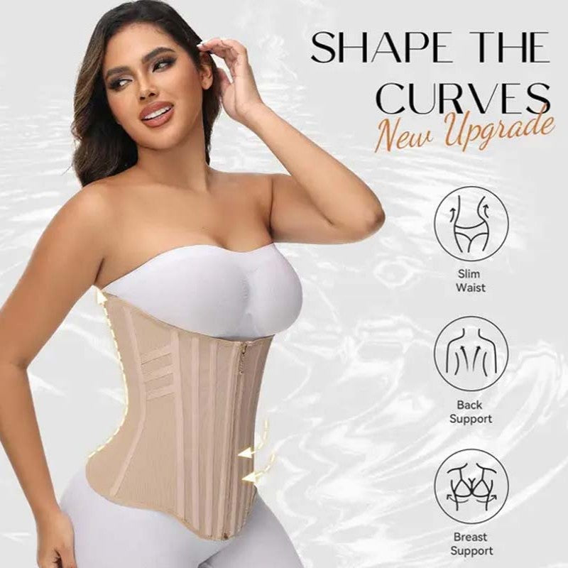 🥳2026 HOT SALE🥳💞50K+ SOLD!👵🦋 50% OFF! Curve-Enhancing Waist Trainer – Adjustable fit, breathable & slim. Perfect under outfits for a smooth silhouette. 👗🤍