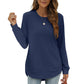 ⏰Hot Sale - Women's Sweatshirt Crewneck Curved Hem