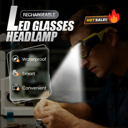 ⏳Limited-time 30% off⏰Rechargeable LED Glasses Headlamp