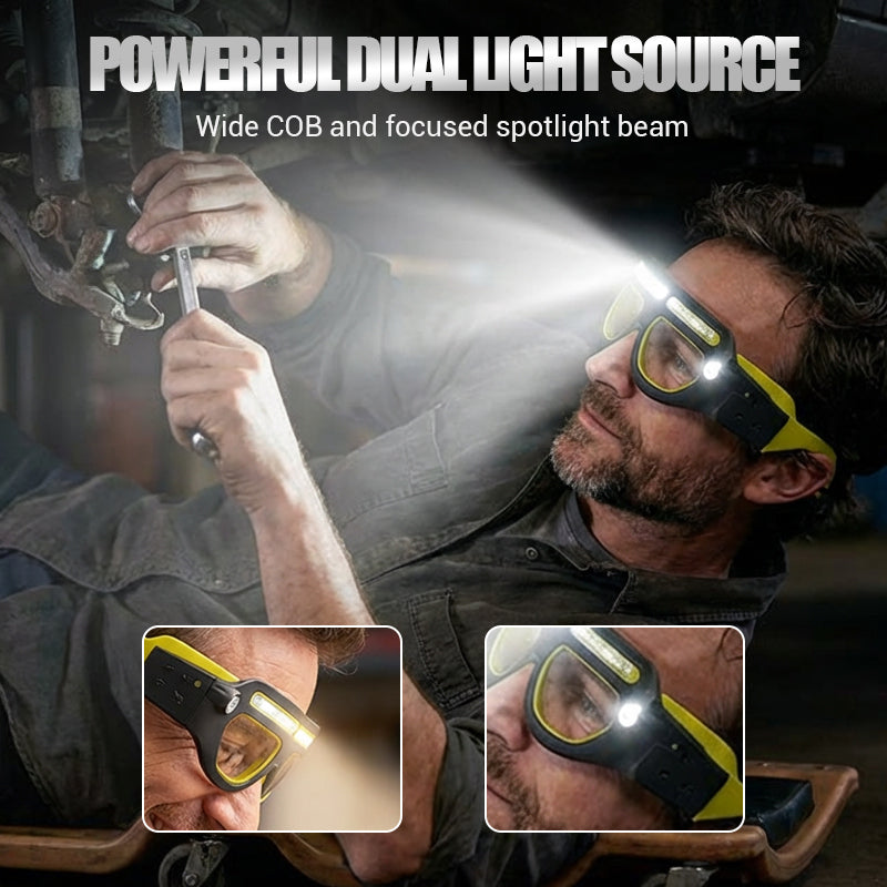 ⏳Limited-time 30% off⏰Rechargeable LED Glasses Headlamp