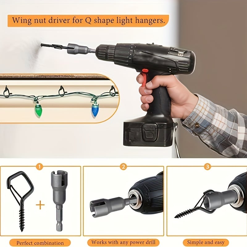📢📢30% OFF !! ⏰ 20Pcs Square Snap Clips Hooks – Secure Lock, Versatile & Durable for Bonsai, Lights & Decor ✨