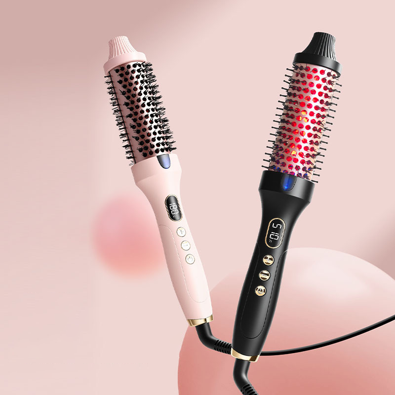 🔄 2-in-1 Magic Styler | Heated Straightener & Curler Comb | Switch Styles in Seconds ✨