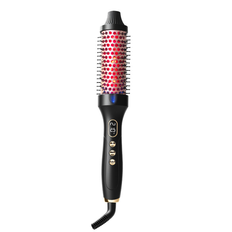 🔄 2-in-1 Magic Styler | Heated Straightener & Curler Comb | Switch Styles in Seconds ✨