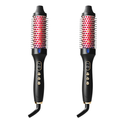 🔄 2-in-1 Magic Styler | Heated Straightener & Curler Comb | Switch Styles in Seconds ✨