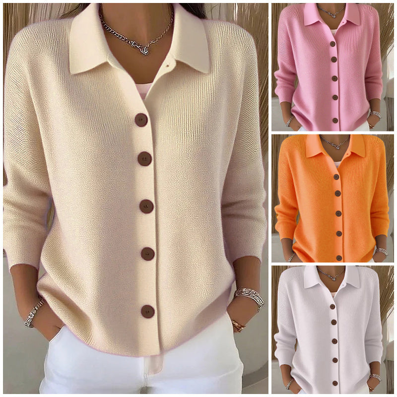 ⏰Last Day Sale 50% Off💃Women’s Casual Knit Button-Down Top