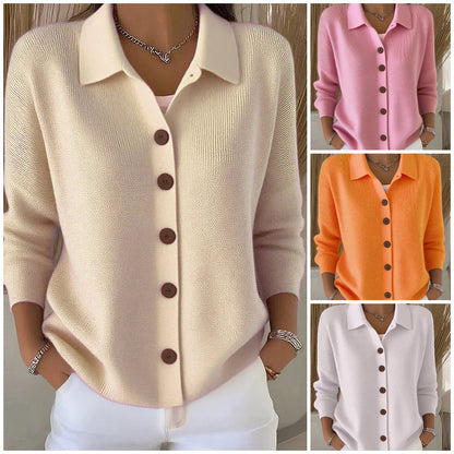 ⏰Last Day Sale 50% Off💃Women’s Casual Knit Button-Down Top
