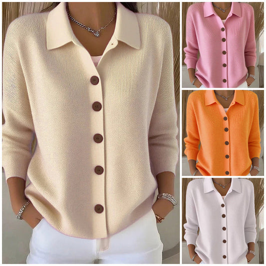 ⏰Last Day Sale 50% Off💃Women’s Casual Knit Button-Down Top