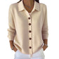 ⏰Last Day Sale 50% Off💃Women’s Casual Knit Button-Down Top