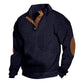 ✨ Elevated Comfort | Men's Textured Jacquard Crew-Neck Sweatshirt