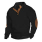 ✨ Elevated Comfort | Men's Textured Jacquard Crew-Neck Sweatshirt