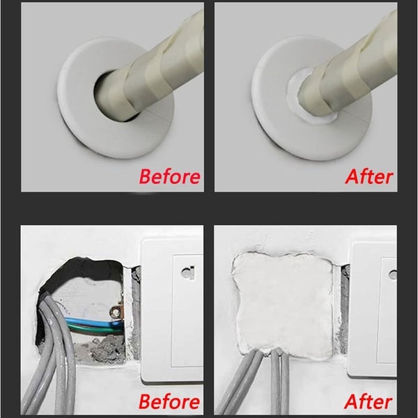 🔥Multi-purpose eco-friendly sealant – repels insects and rodents · waterproof and soundproof · self-drying and self-hardening · mouldable and paintable✨