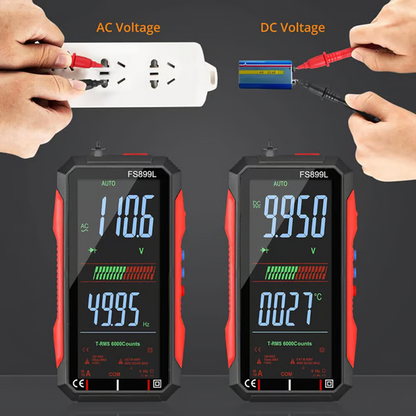 🔧 50% OFF NOW! ⚡ USB Rechargeable Digital Multimeter – Auto-Ranging, LCD Backlight & Portable Design 📏