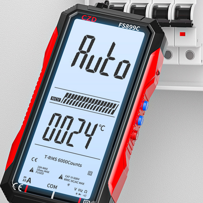 🔧 50% OFF NOW! ⚡ USB Rechargeable Digital Multimeter – Auto-Ranging, LCD Backlight & Portable Design 📏