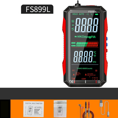 🔧 50% OFF NOW! ⚡ USB Rechargeable Digital Multimeter – Auto-Ranging, LCD Backlight & Portable Design 📏