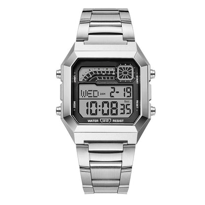⌚ 50% RABATT! 🔥 Unisex Digitaluhr mit Quadratischem Display & Leuchtanzeige – Multifunktional, Wasserdicht & Perfekt Für Sport, Outdoor & Den Täglichen Gebrauch 🏃‍♂️