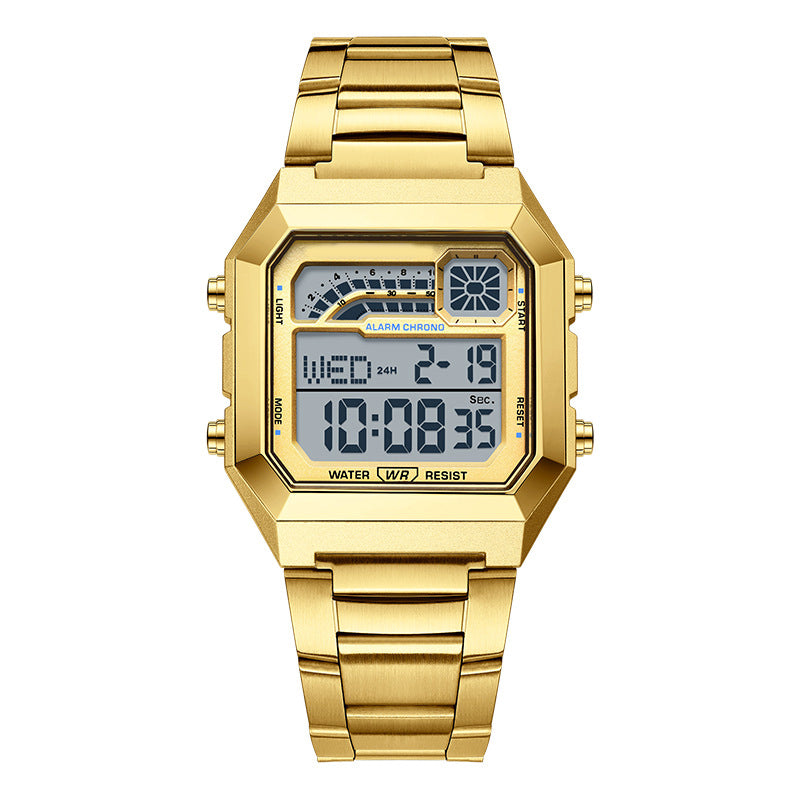 ⌚ 50% RABATT! 🔥 Unisex Digitaluhr mit Quadratischem Display & Leuchtanzeige – Multifunktional, Wasserdicht & Perfekt Für Sport, Outdoor & Den Täglichen Gebrauch 🏃‍♂️