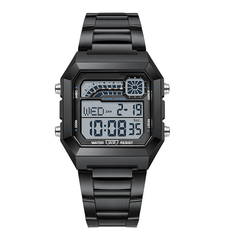 ⌚ 50% RABATT! 🔥 Unisex Digitaluhr mit Quadratischem Display & Leuchtanzeige – Multifunktional, Wasserdicht & Perfekt Für Sport, Outdoor & Den Täglichen Gebrauch 🏃‍♂️
