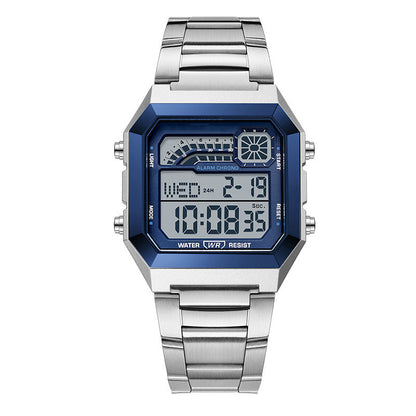 ⌚ 50% RABATT! 🔥 Unisex Digitaluhr mit Quadratischem Display & Leuchtanzeige – Multifunktional, Wasserdicht & Perfekt Für Sport, Outdoor & Den Täglichen Gebrauch 🏃‍♂️