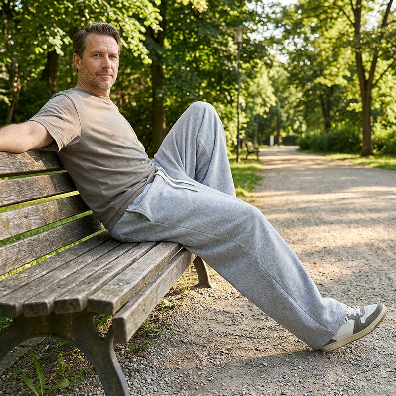 Wear All Day Instantly! No-Iron Loose Fit Drawstring Pants