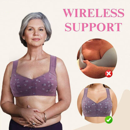 💥 Flash Sale! 2026 New Arrivals 50% OFF🏃‍♀️No More Twisting! ✨ Front Button Bra – Clip in the Front, Comfort All Day. 🎀