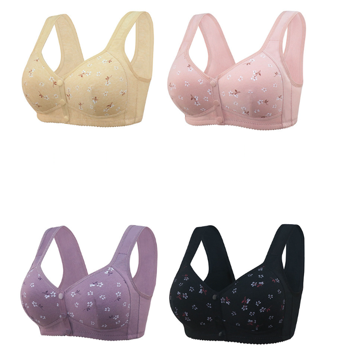 💥 Flash Sale! 2026 New Arrivals 50% OFF🏃‍♀️No More Twisting! ✨ Front Button Bra – Clip in the Front, Comfort All Day. 🎀