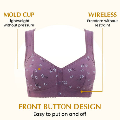 💥 Flash Sale! 2026 New Arrivals 50% OFF🏃‍♀️No More Twisting! ✨ Front Button Bra – Clip in the Front, Comfort All Day. 🎀