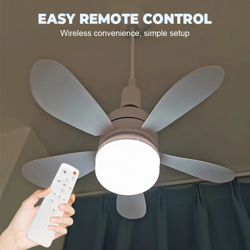 💡 LIMITED-TIME 50% OFF! 🌬️ Remote-Controlled 2-in-1 Ceiling Fan with LED Light – Adjustable, Quiet, Space-Saving ✨