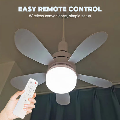 💡 LIMITED-TIME 50% OFF! 🌬️ Remote-Controlled 2-in-1 Ceiling Fan with LED Light – Adjustable, Quiet, Space-Saving ✨