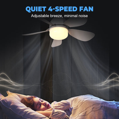 💡 LIMITED-TIME 50% OFF! 🌬️ Remote-Controlled 2-in-1 Ceiling Fan with LED Light – Adjustable, Quiet, Space-Saving ✨
