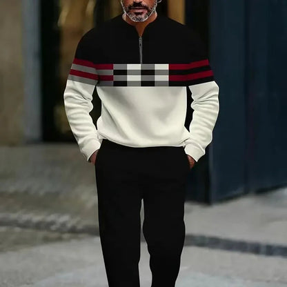 ⏰🔥LIMITED TIME 50% OFF & FREE SHIPPING!🔥50K+ SOLD!🧵 Men's Graphic Print Pullover & Pants Set – Bold streetwear style. Ultimate comfort for lounging or errands👖
