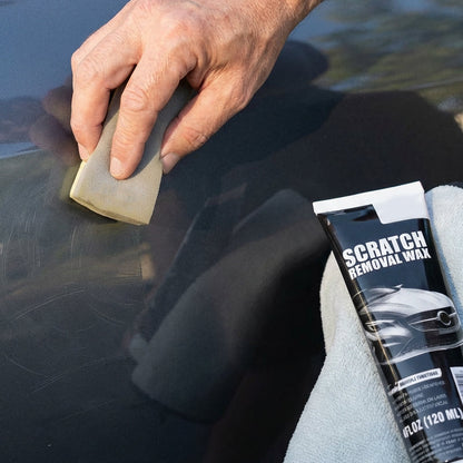 ✨Pxcxu Universal Car Scratch Remover Wax – Removes Scratches, Restores Shine & Easy Application💧