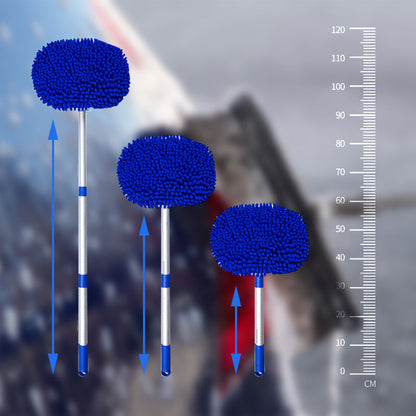 ⏳Time-Limited Special⏰Durable Aluminum Long Handle Telescopic Car Wash Mop – Soft Microfiber, Scratch-Free & Adjustable Length ✨