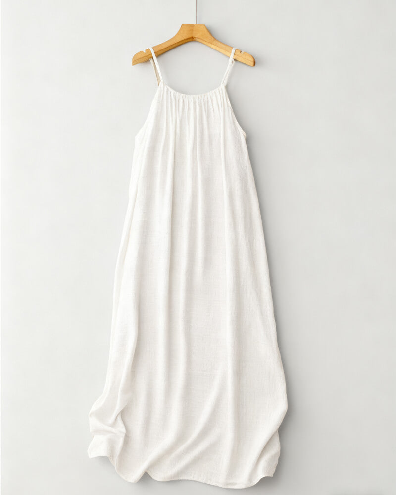 🎉 LIMITED TIME 50% OFF! 💃 Chic Backless Spaghetti Strap Dress for Women – 50K+ Sold! Soft Rayon-Modal Blend & Adjustable Straps 🌴