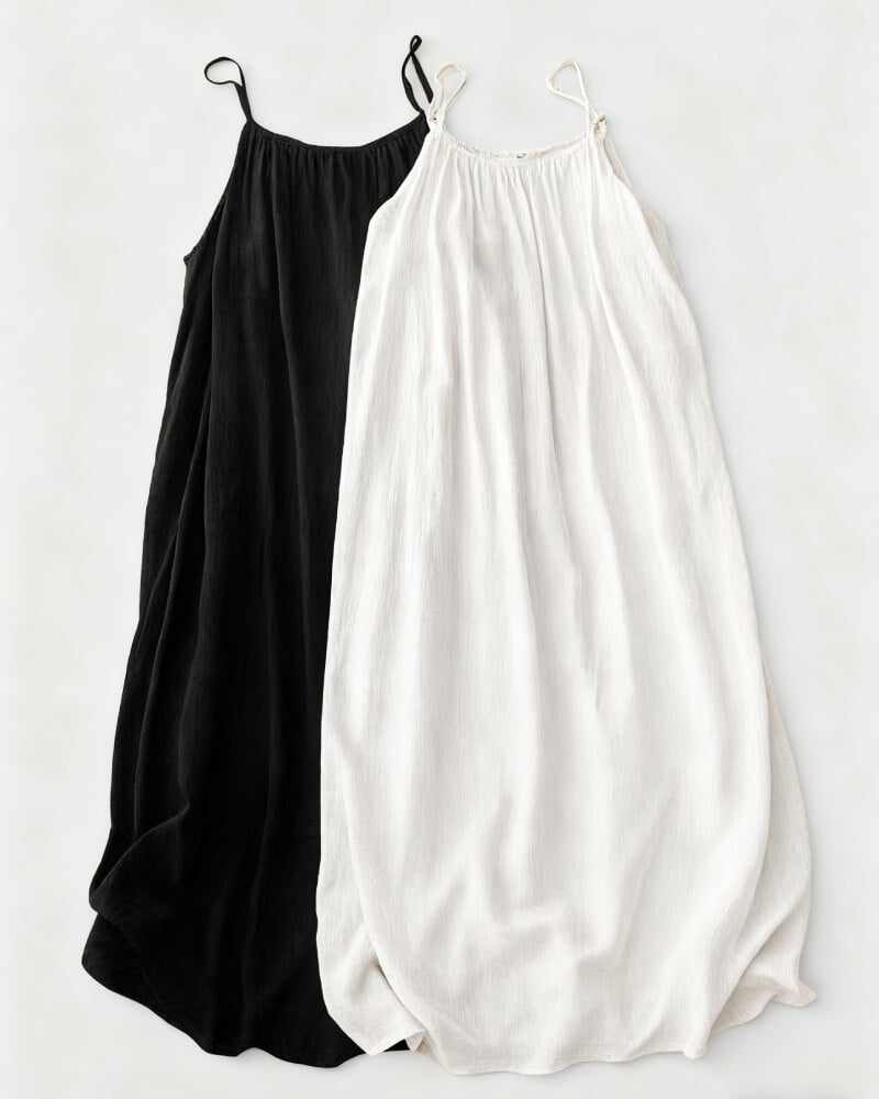 🎉 LIMITED TIME 50% OFF! 💃 Chic Backless Spaghetti Strap Dress for Women – 50K+ Sold! Soft Rayon-Modal Blend & Adjustable Straps 🌴