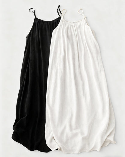 🎉 LIMITED TIME 50% OFF! 💃 Chic Backless Spaghetti Strap Dress for Women – 50K+ Sold! Soft Rayon-Modal Blend & Adjustable Straps 🌴