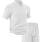 Men's Casual Shirt & Shorts 2-Piece Set