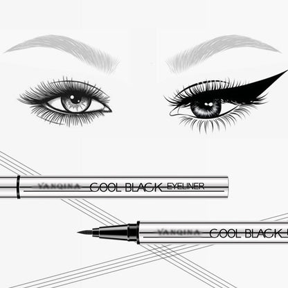✨ Waterproof Smudge-Proof Eyeliner – 24HR Intense Black Precision!