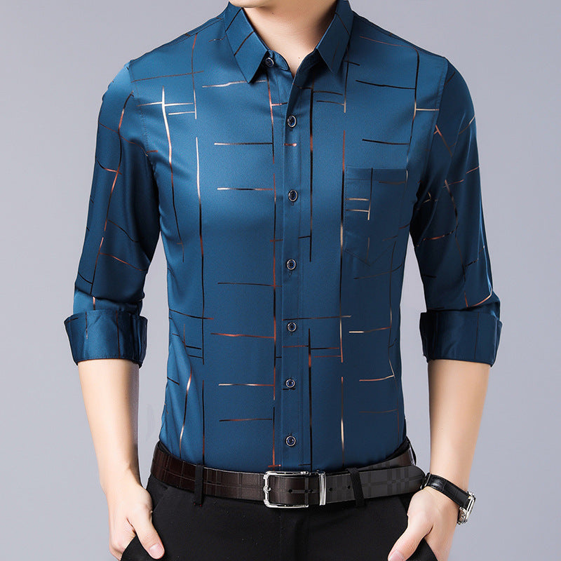 🎁New arrival 50% OFF💥 Men's Thin Iron-free Shirt— Free Shipping For Two Pieces