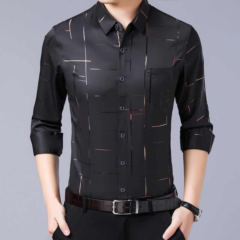🎁New arrival 50% OFF💥 Men's Thin Iron-free Shirt— Free Shipping For Two Pieces
