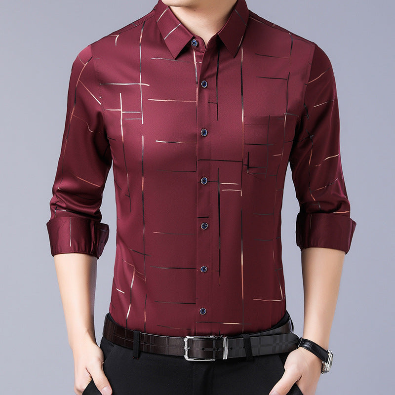 🎁New arrival 50% OFF💥 Men's Thin Iron-free Shirt— Free Shipping For Two Pieces