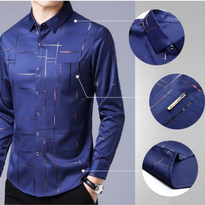 🎁New arrival 50% OFF💥 Men's Thin Iron-free Shirt— Free Shipping For Two Pieces