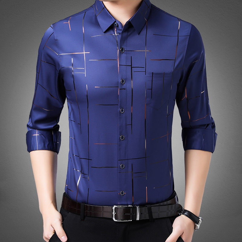 🎁New arrival 50% OFF💥 Men's Thin Iron-free Shirt— Free Shipping For Two Pieces