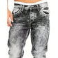🔥 Men's Fashion Creative Stretch Denim Jeans – Minimalist Style, Perfect for Summer & Emo-Inspired Look 💙