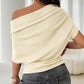 Women's Asymmetrical Off-Shoulder Batwing Sleeve Top👚