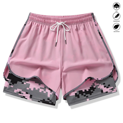 🥳SUMMER HOT SALE🥳💞50K+ SOLD!💥50% OFF! 🔥Women's Casual Athletic Shorts with Built-in Liner