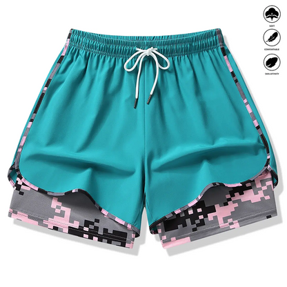🥳SUMMER HOT SALE🥳💞50K+ SOLD!💥50% OFF! 🔥Women's Casual Athletic Shorts with Built-in Liner